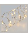 Luci di Natale a Batteria 100 MicroLED Bianco Caldo 9,9 m Lotti