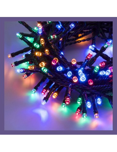 Luci di Natale da Esterno 300 LED Bianco Caldo 8 Giochi di Luce Lotti