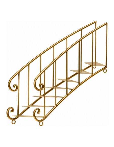 Scala Decorativa Natalizia in Ferro Oro 44,2 cm Kaemingk
