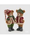 Orso Decorativo Natalizio Mountain 52 cm EDG