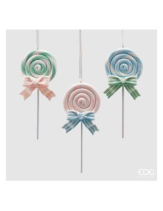 Lecca Lecca Decorativo con Campanella per Albero 9 cm EDG