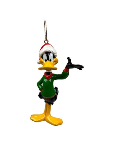 Addobbo Daffy Duck con Cappello di Babbo Natale 10 cm Kurt S. Adler