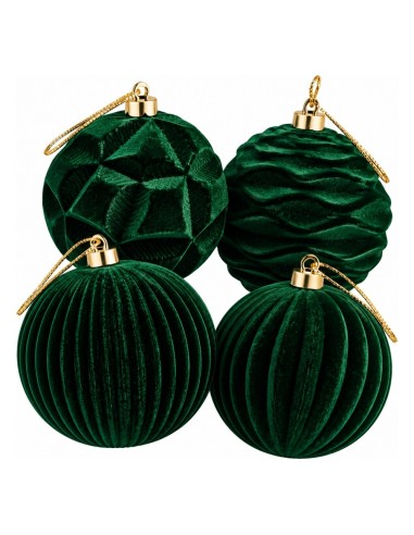 Pallina di Natale in Velluto Velvet Touch con Rilievi Xone