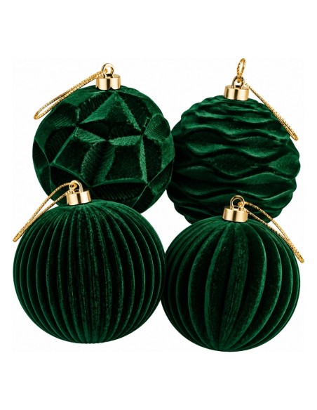 Pallina di Natale in Velluto Velvet Touch con Rilievi Xone