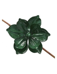 Magnolia Decorativa con Clip per Albero di Natale Glossy EDG