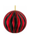 Sfera di Carta Bicolore per Albero di Natale 15 cm Koopman