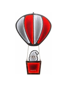 Mongolfiera Luminosa Natalizia 3D Decorativa Mercury