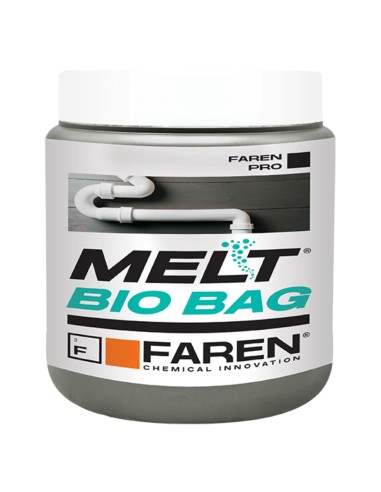 Faren MELT BIO BAG Trattamento Per Scarichi e Fosse Biologiche No Odori 300 gr.
