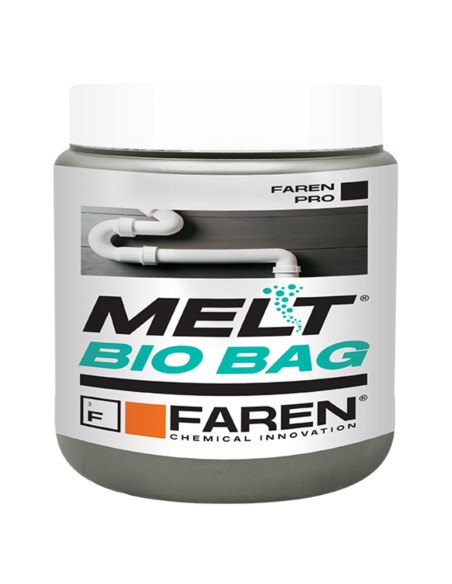 Faren MELT BIO BAG Trattamento Per Scarichi e Fosse Biologiche No Odori 300 gr.