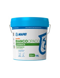 Dursilite Idropittura Traspirante Per Interni Bianco Opaco Fustino 14 L
