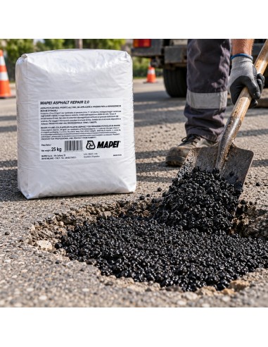 Mapei ASPHALT REPAIR 2.0 Asfalto Plastico Per Riparazioni Rapide 25 Kg