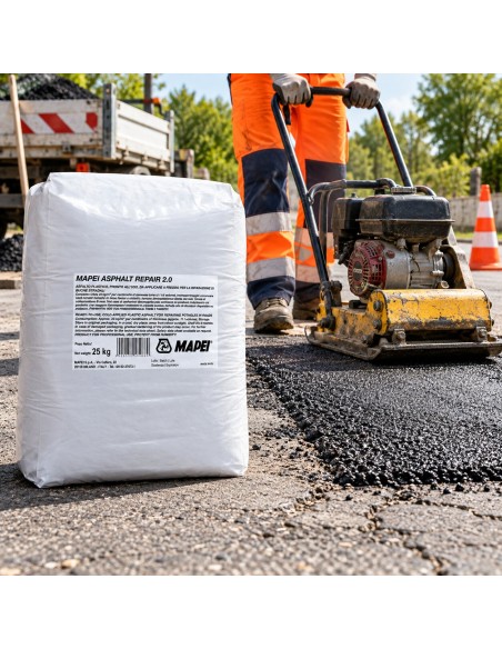 Mapei ASPHALT REPAIR 2.0 Asfalto Plastico Per Riparazioni Rapide 25 Kg
