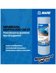 MAPEI Mapeguard UM 35 Membrana Desolidarizzante Rotolo 1 x 30 m