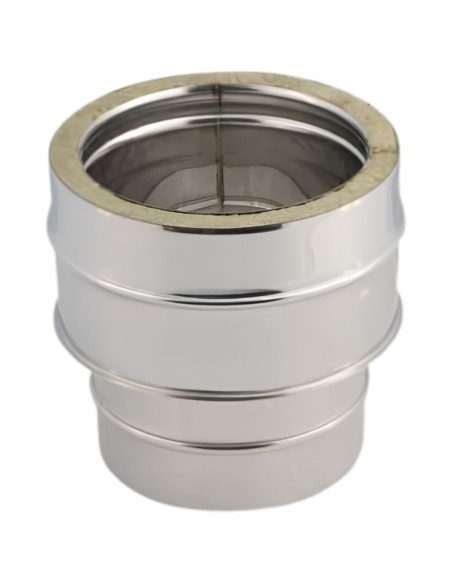 Raccordo Giunzione Mono Doppia Parete Ø 250/300 mm Inox Canna Fumaria