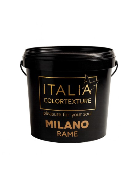 Decorativo Murale Milano Interni Colore Rame Effetto Seta Riflessi Perlescenti